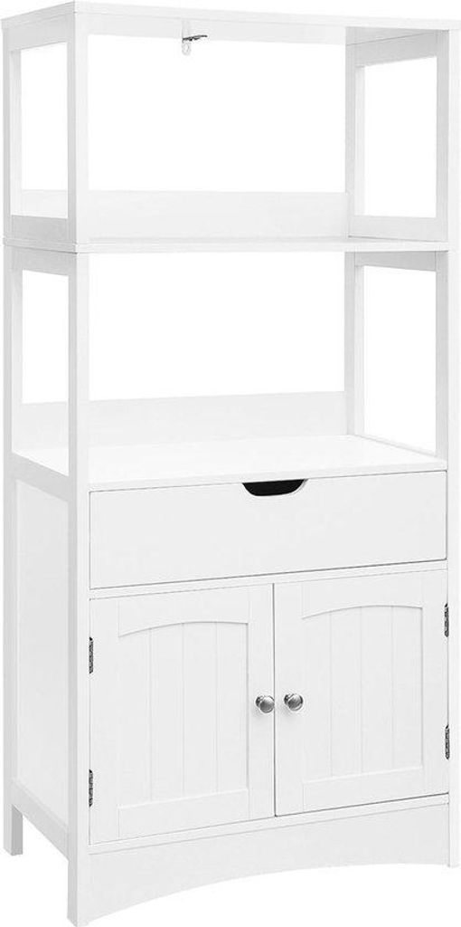 Schlafzimmer-Schublade - Wohnzimmer-Schublade - Badezimmer-Schublade - Holz-Schublade - Weiß - 2-fach-Schublade