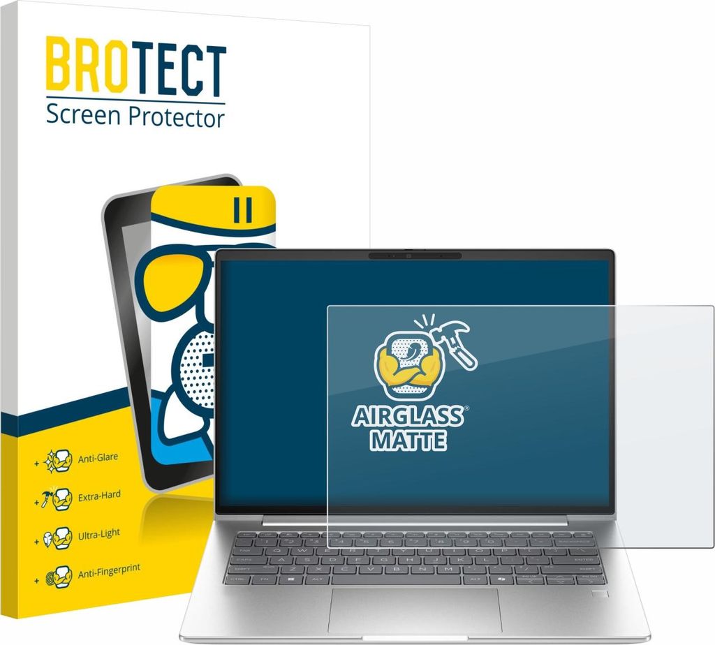 BROTECT Entspiegelungs Schutzglas für HP ProBook 4 G1a 14" Schutzfolie Panzer Folie Glas Display Schutz matt