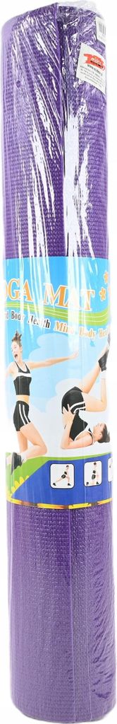 Yoga Matte 4mm Rutschfest - Fitnessmatte 173x61cm für Sport Produktbild 