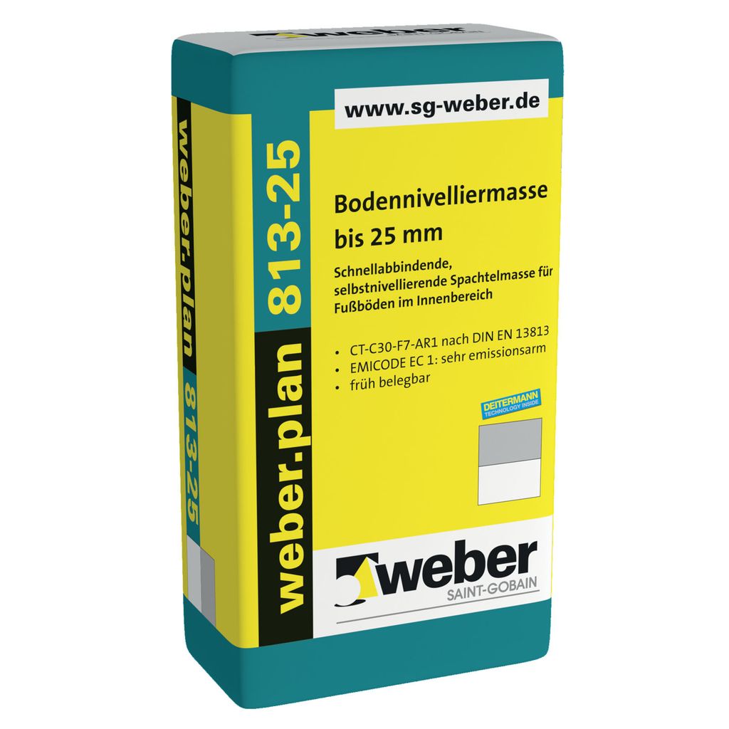 weber.plan 813-25 25kg Bodennivelliermasse Produktbild 