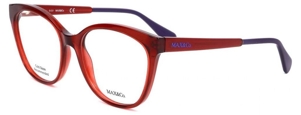 Max&co. MO5041 Shiny red 54/17/140 Damen Brillen