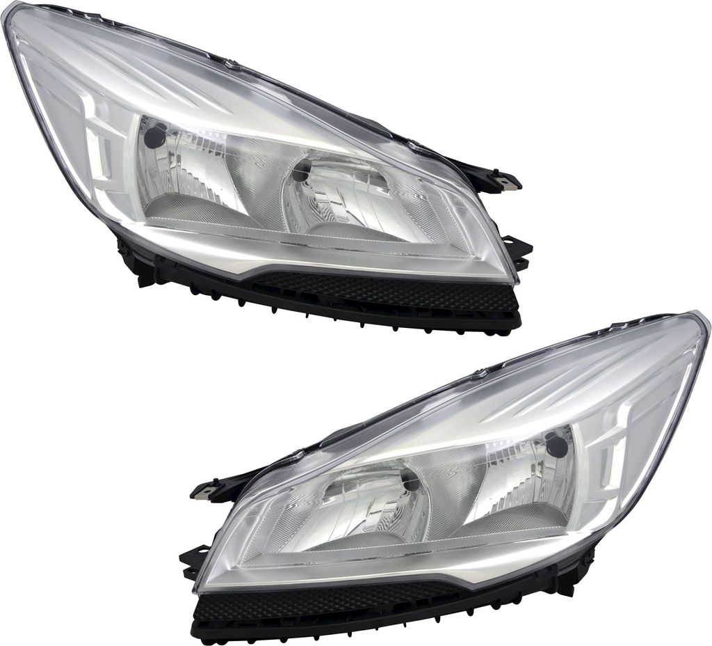TYC Scheinwerfer Set für Ford Kuga MK2 5/2012- DRL LWR Stellmotor H7 H15 Halogen