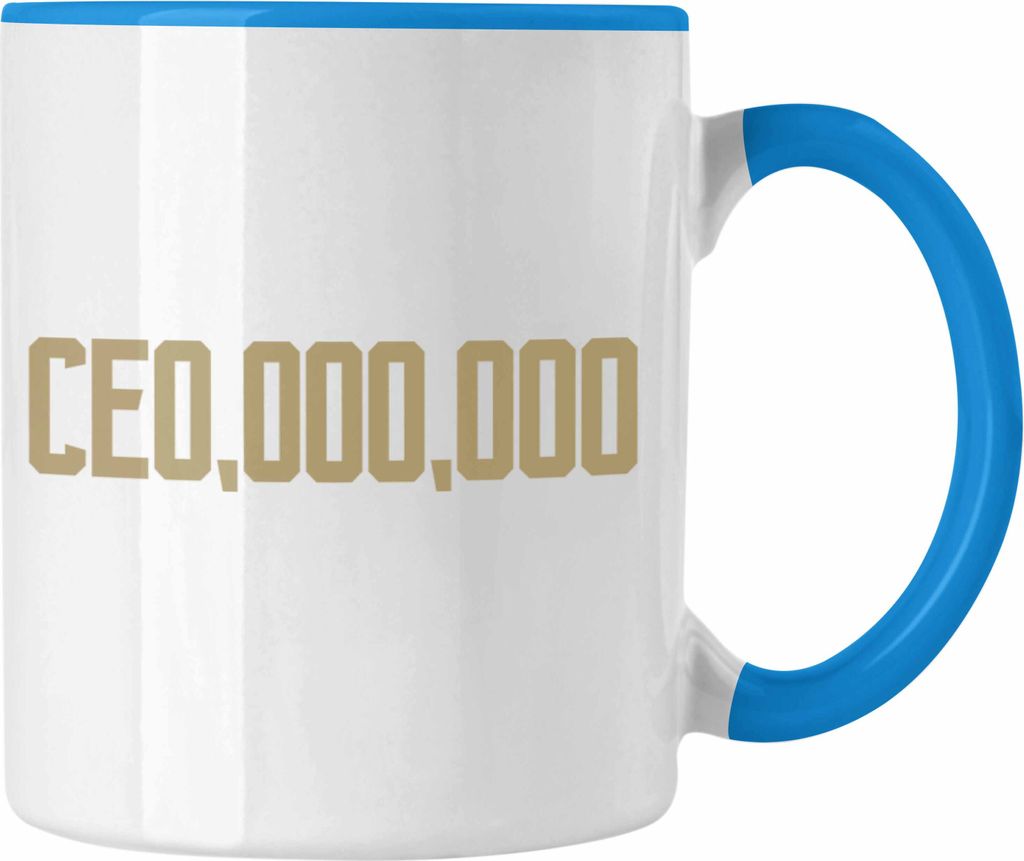Trendation - Entrepreneur Tasse Entrepreneurship Geschenk Spruch Motivation Idee Geschenkidee (Blau)