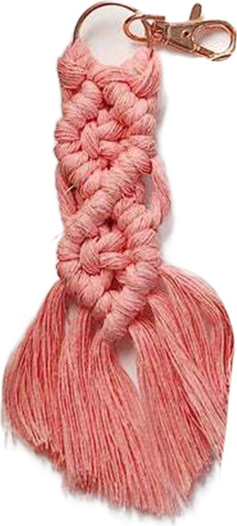 Schlüsselanhänger, Bohemian-Stil, handgefertigt, Quaste, Metallschnalle, Ethno-Stil, dekorativ, Vintage, handgewebt, Makramee, Rucksack-Anhänger...