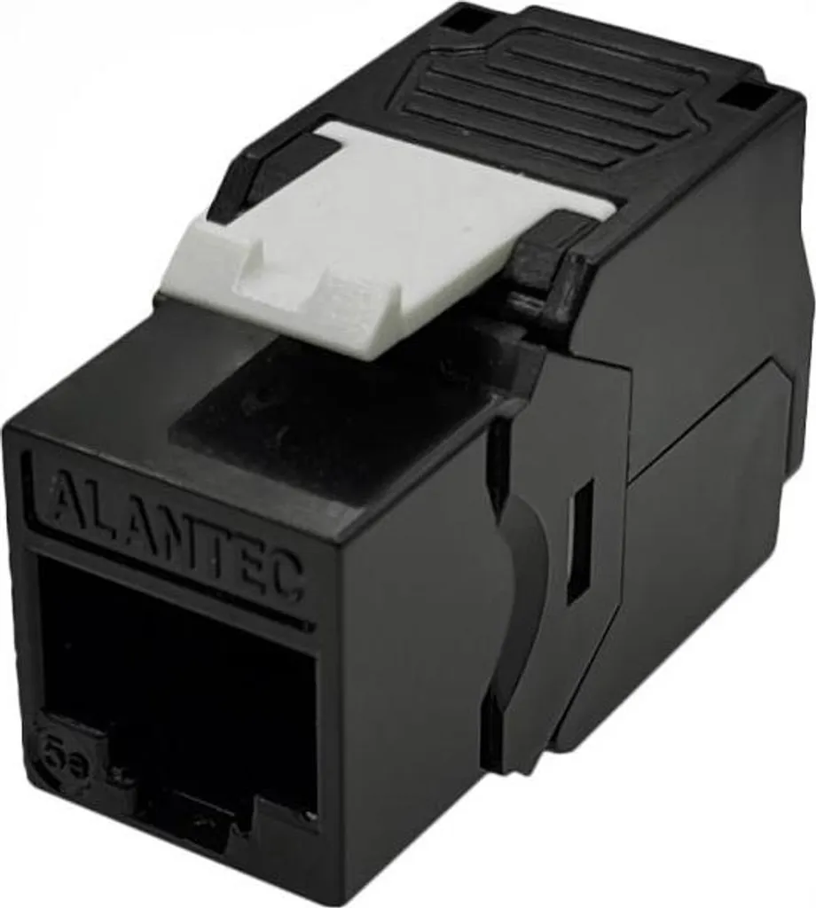 ALANTEC Modulo Keystone SLIM RJ45 Nero - Soluzione B2B Bulk