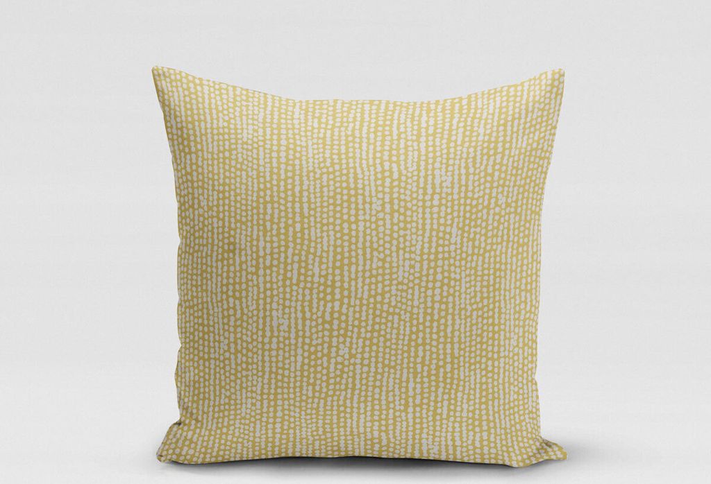 SCHÖNER LEBEN. Kissenhülle Rainfall Regentropfen citrus gelb-grün Größe 40x40cm (HxB) 40x40cm (HxB) Größe