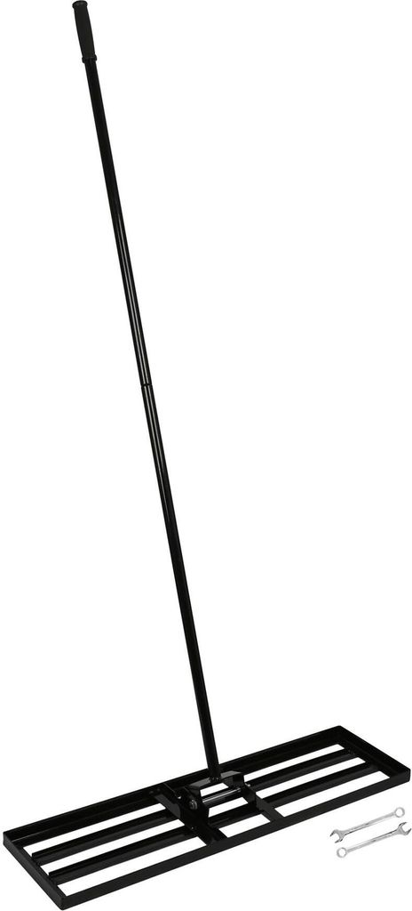 Robuster Rasen-Nivellierrechen aus Eisen – 92 cm x 25 cm