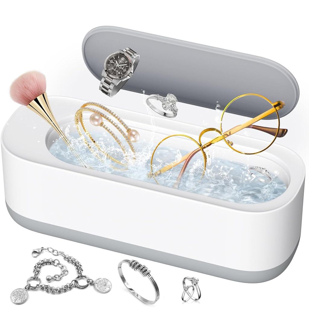 Ultraschallreiniger Ultraschallreinigungsgerät Ultraschallgerät 250ml Ultraschallbad Ultrasonic Cleaner 30.000 Hz für Brillen Schmuck Uhr