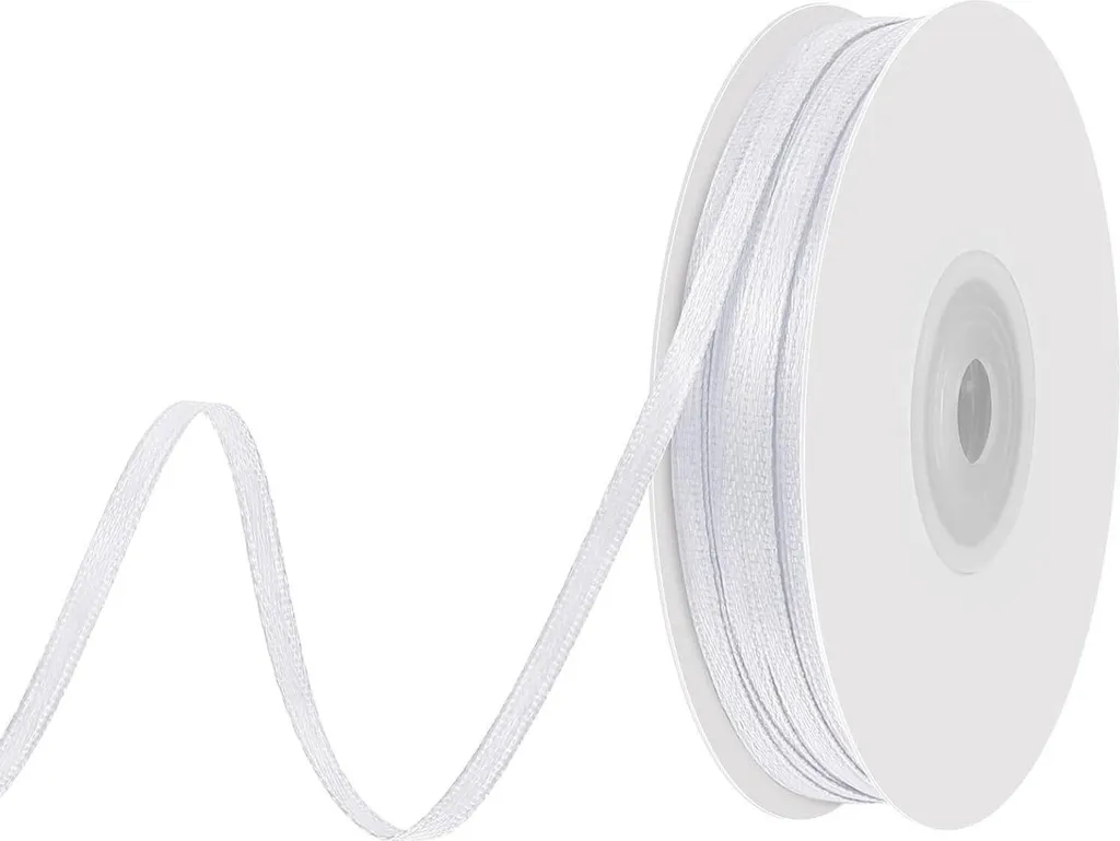 Nastro Raso Bianco 3mm x 91m: Il Segreto di un Regalo Perfetto