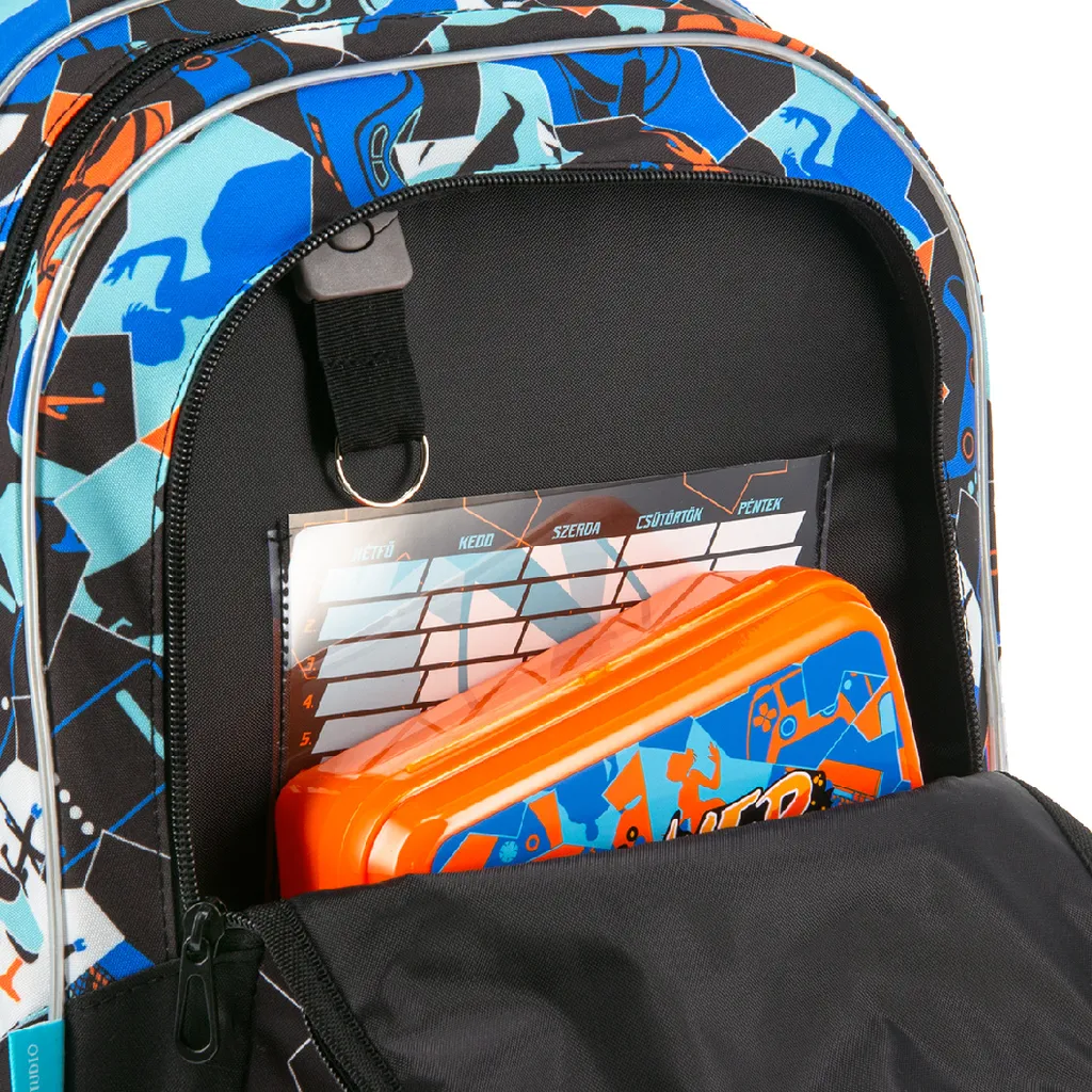 Cartable ergonomique Player One Ars Una Ergofit à dossier ajustable - 12