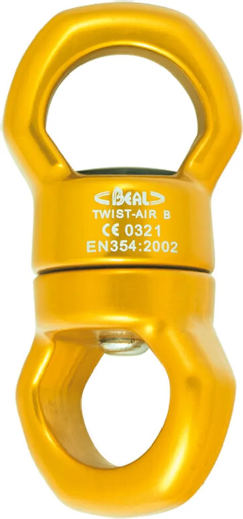 Mousqueton Anti-Vrille Beal Twist Air B Pivotant pour Finir les Nœuds