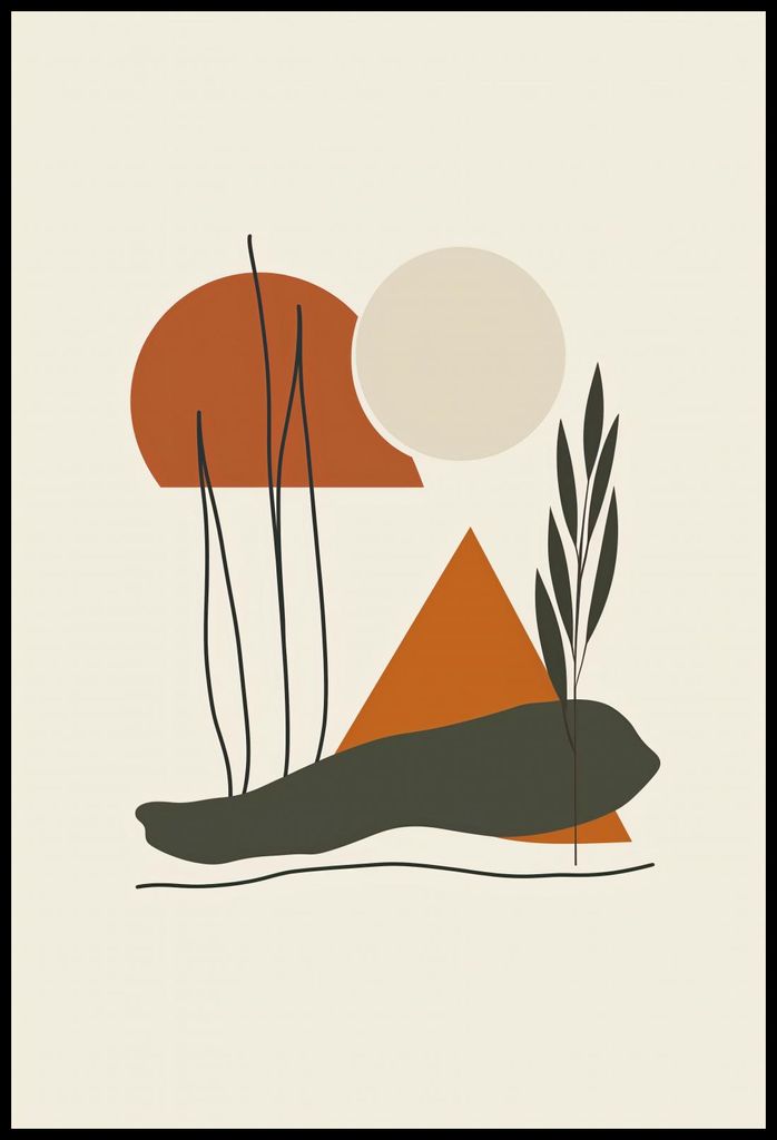 Plakat 67,5x100cm Beiges Auge