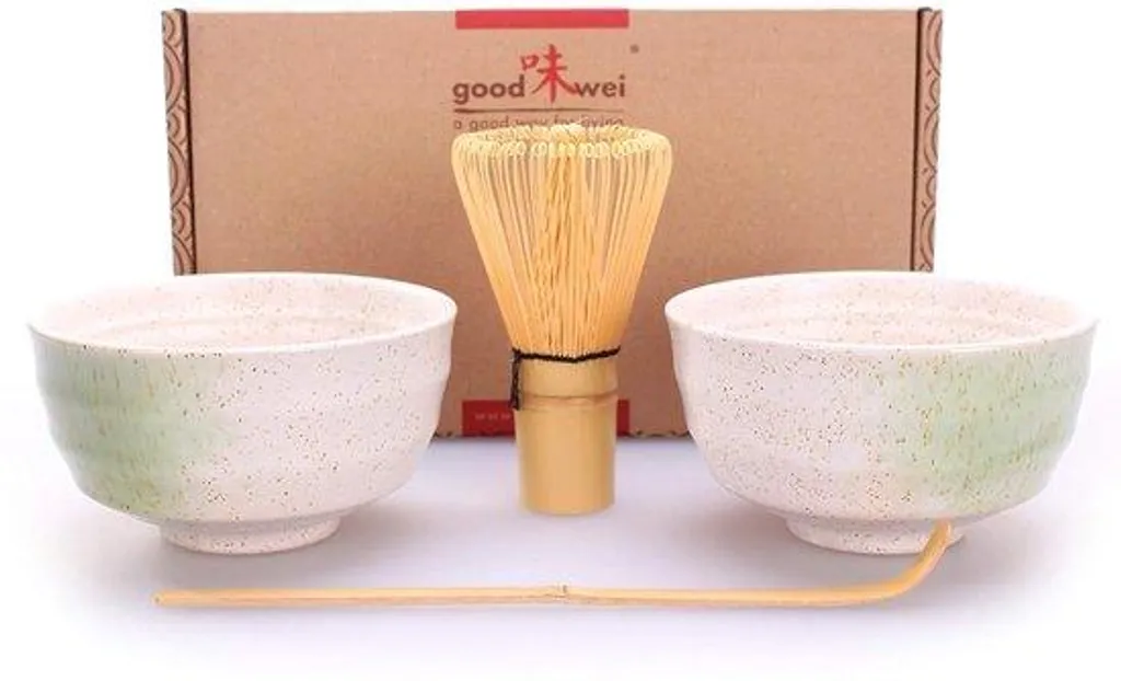 Service à thé matcha blanc : rituel bien-être et méditation zen