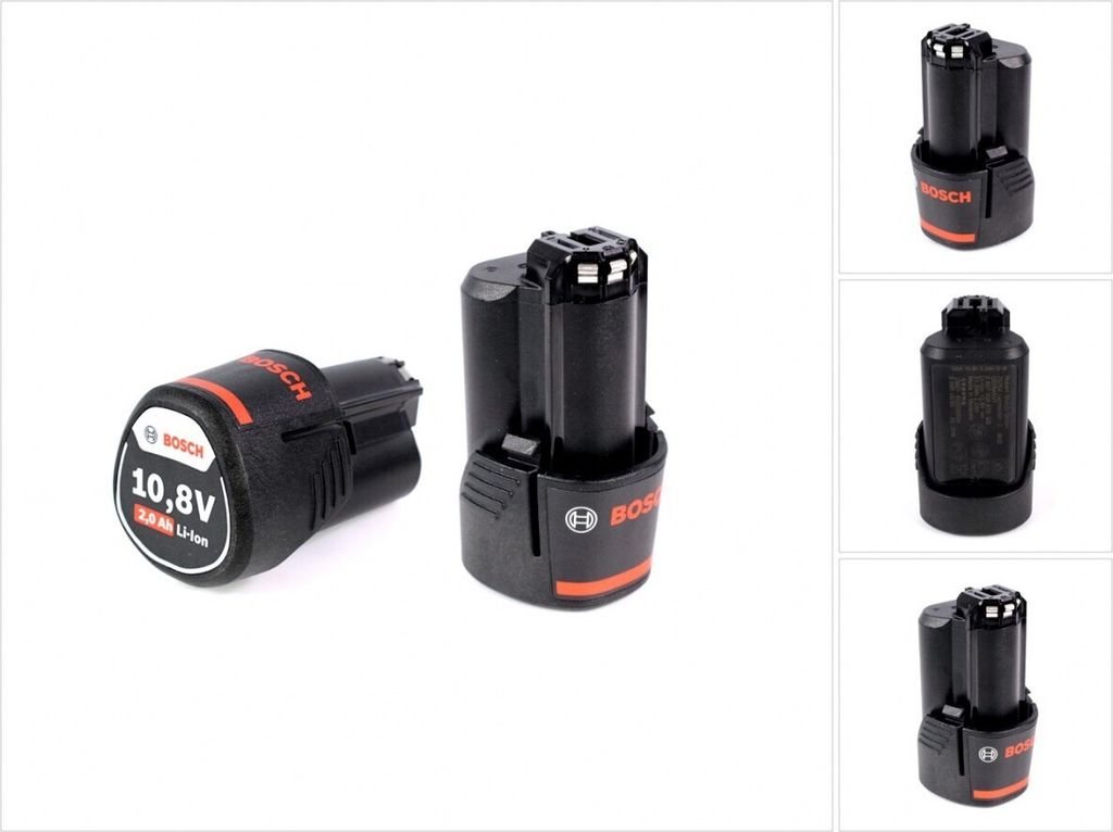 Bosch Akku Starter Set 2x GBA 10,8 V 2,0 Ah / 2000 mAh Produktbild 1