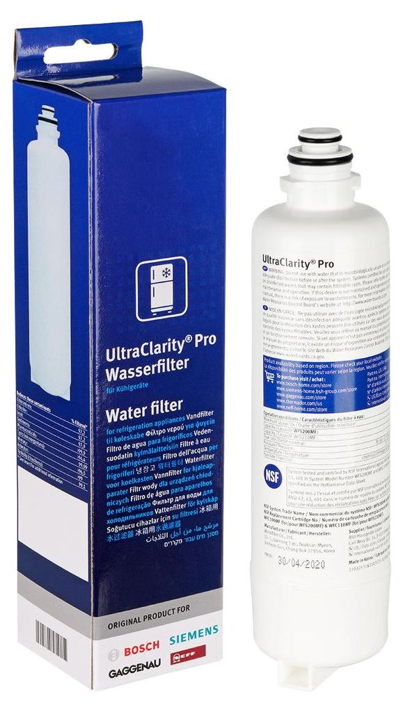 2 x Bosch Siemens Gaggenau Wasserfilter UltraClarity Pro Produktbild 