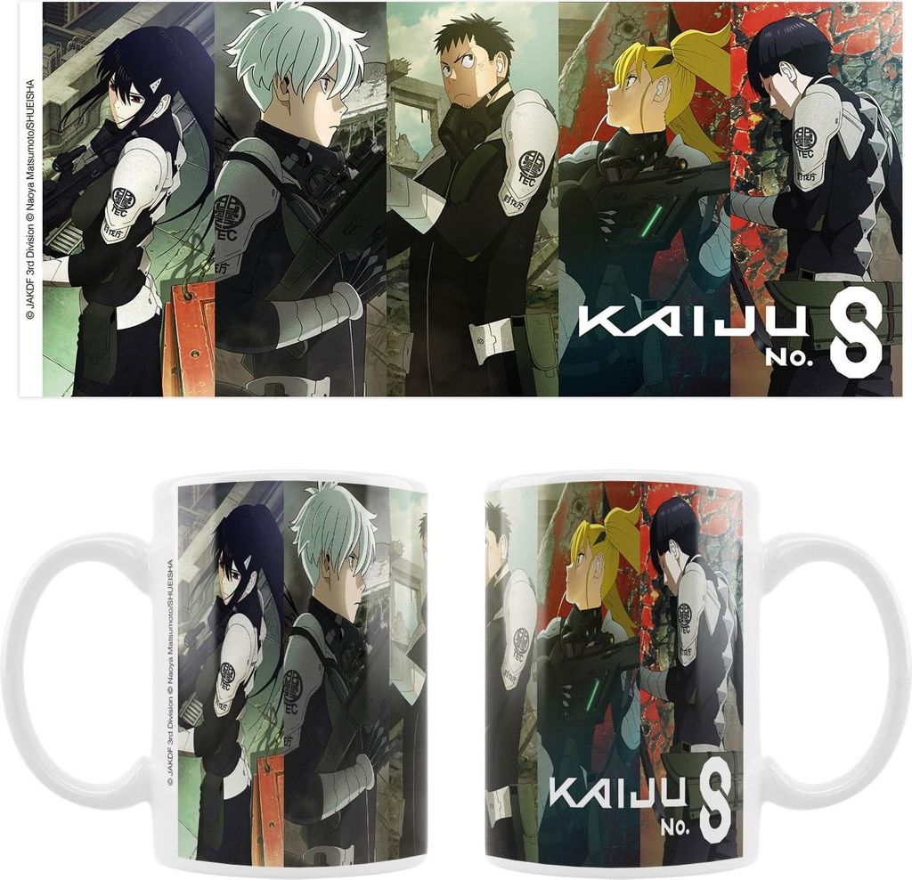 Kaiju No. 8 Keramiktasse Mina, Reno, Kafka, Kikoru, Hoshina