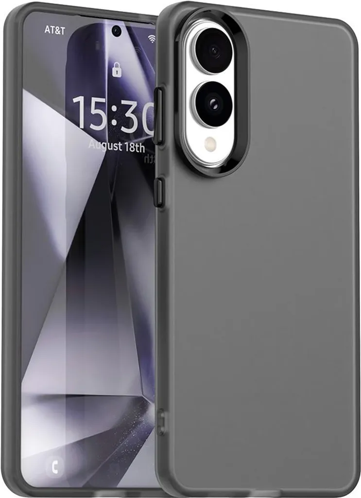 Custodia Elegante Samsung Galaxy S25 Edge - Phonesta HardFrost Nero