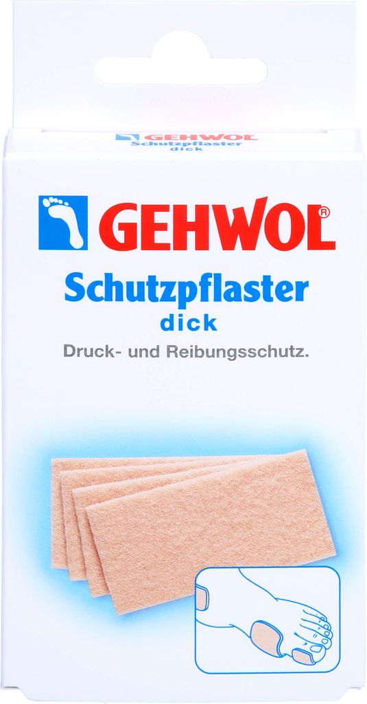 GEHWOL SCHUTZPFLASTER DICK, 4 St. Pflaster