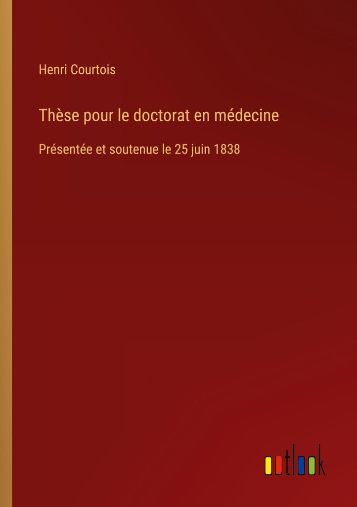 Thèse pour le doctorat en médecine