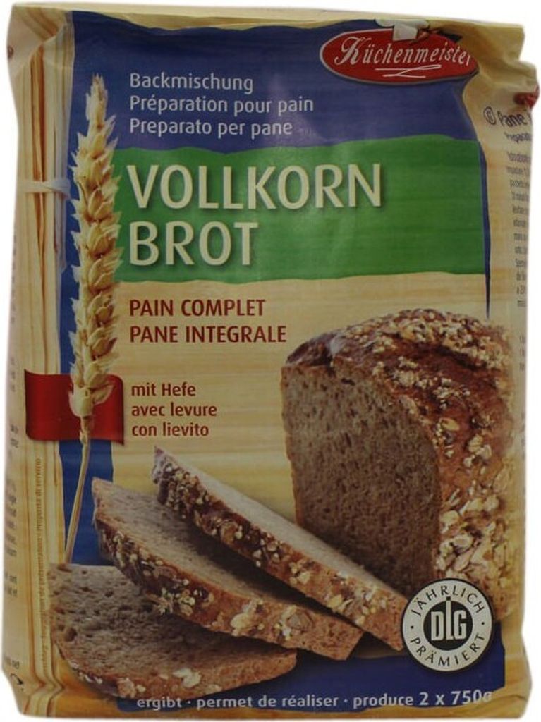 Küchenmeister Vollkornbrot Brotmischung Brot Backmischung Produktbild 