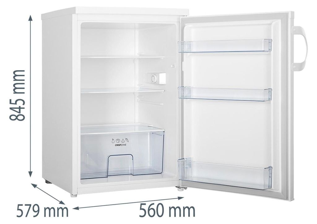 Gorenje R49CPW, 133 l, N-T, 37 dB, C, Biały Zdjęcie produktu 