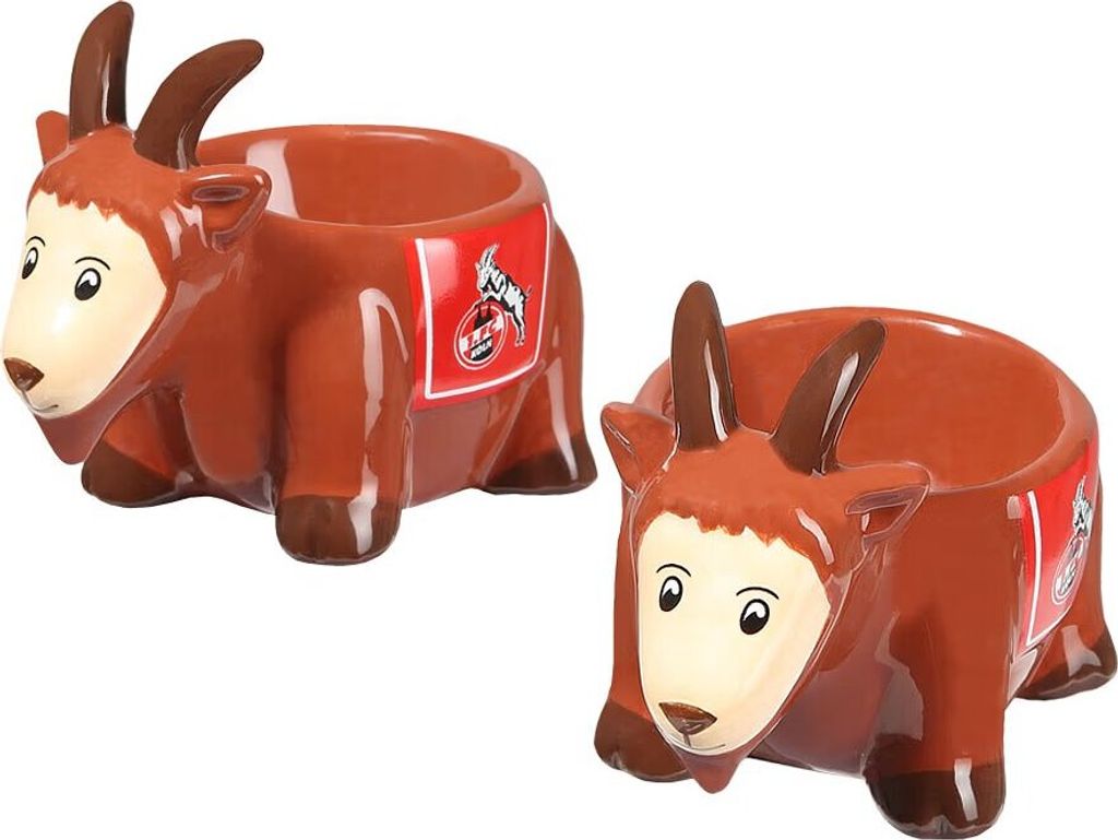 1. FC Köln Eierbecher "Hennes" 2er Set Produktbild 