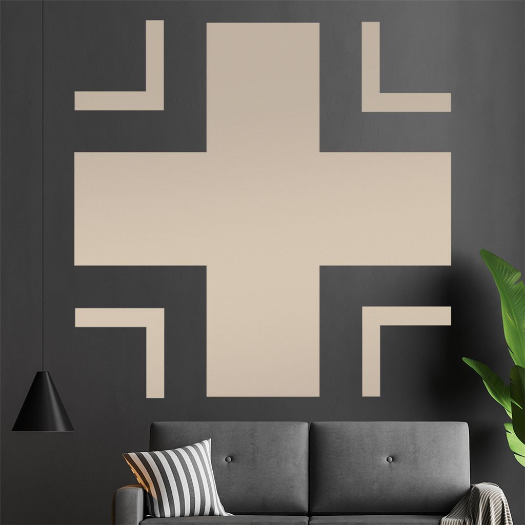 Bundeswehr Wandtattoo in 6 Größen - Wandaufkleber Wall Sticker - Dekoration, Küche, Wohnzimmer, Schlafzimmer, Badezimmer