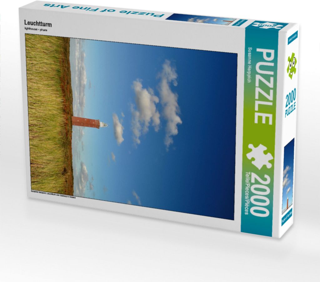 CALVENDO Puzzle Leuchtturm 2000 Teile Puzzle hoch | 2000 Teile Lege-Größe 90x67cm Foto-Puzzle für glückliche Stunden