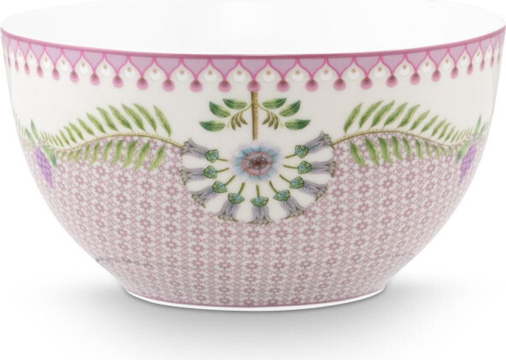 Pip Studio Schale Müslischale Lily & Lotus Tiles Lila Produktbild 
