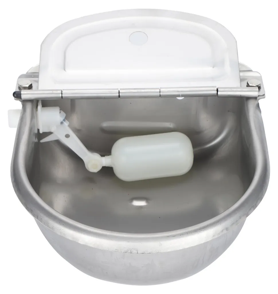 Abreuvoir automatique inox avec flotteur réglable pour écurie 25cm