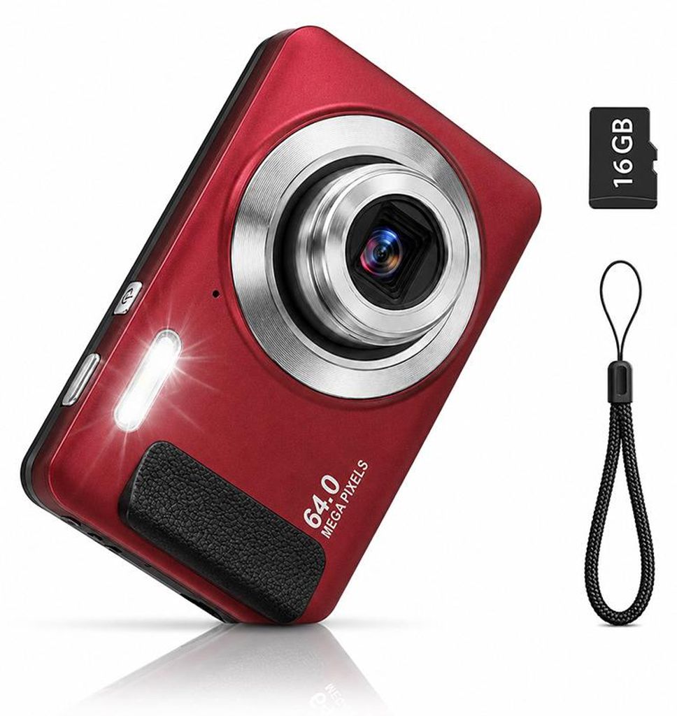 ZELURXX, mini fotocamera digitale da 64MP, per catturare i Immagine del prodotto 