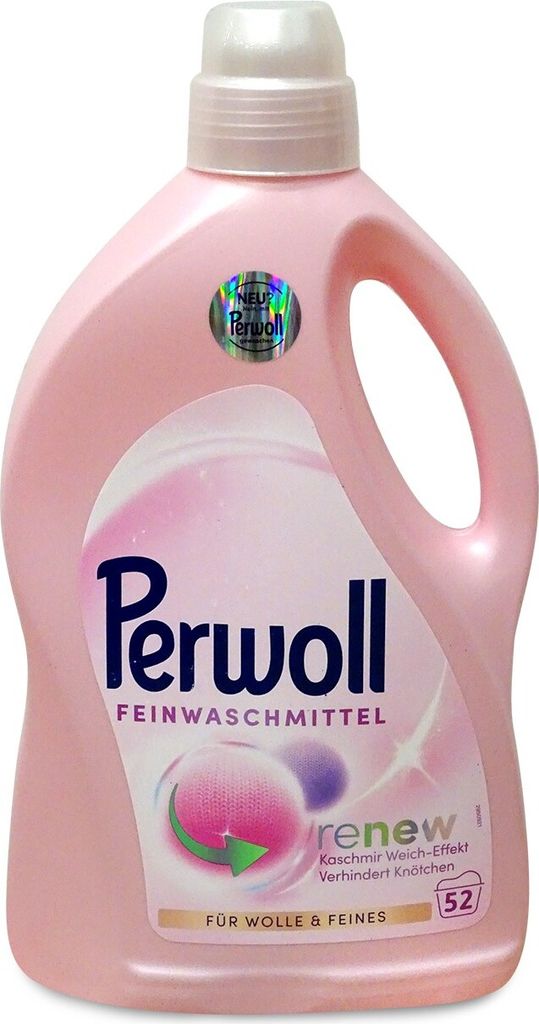 PERWOLL Flüssig 52 WL Für Wolle & Feines 2,6l Produktbild 