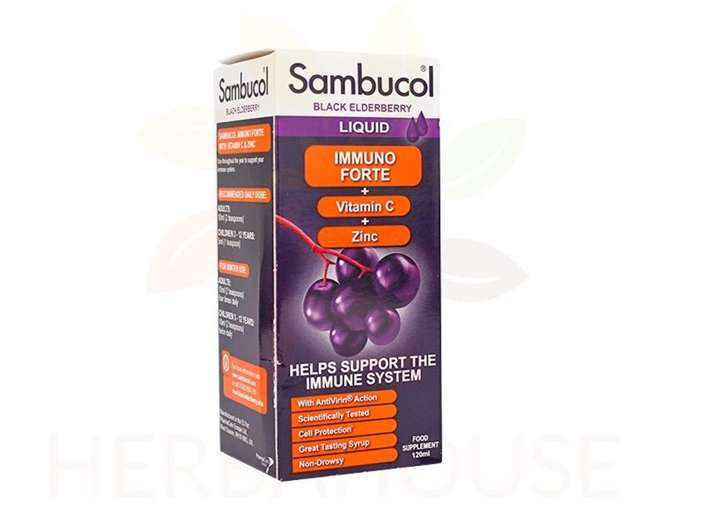 Sambucol ern Bez Tekut Imuno Forte + Vitamin C + Zinek Obrázek produktu 