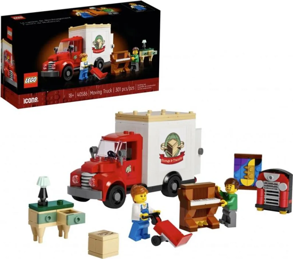 Décorez votre ville avec le Camion de déménagement LEGO 40586 exclusif