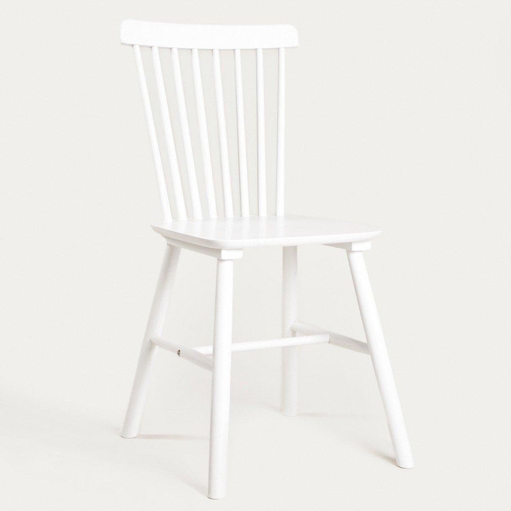 HOMLA Krzesło VICI Białe 46x52x92 cm Zdjęcie produktu 