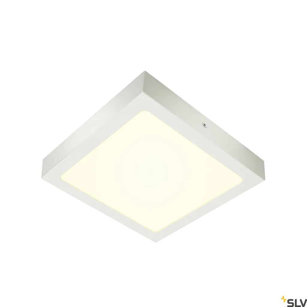 SENSER 24 CW, apparecchio LED da parete e soffitto per interni bianco angolare 4000K