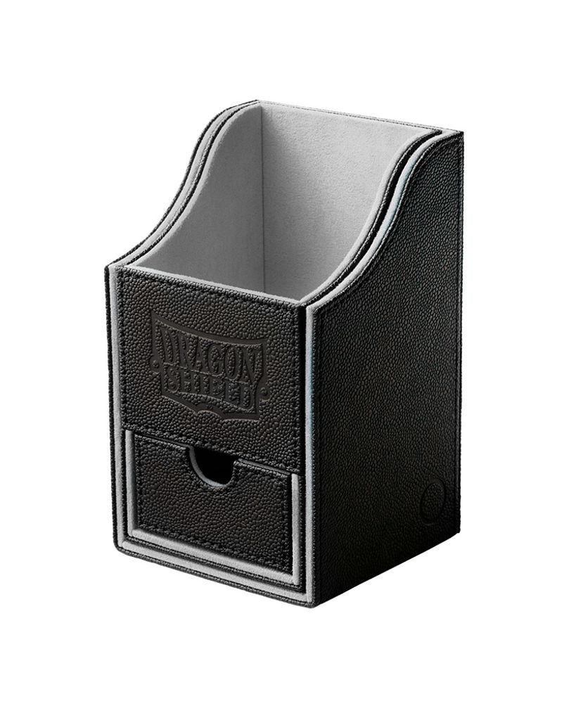 Dragon Shield Nest Box mit Würfelfach - black/light grey (staple)