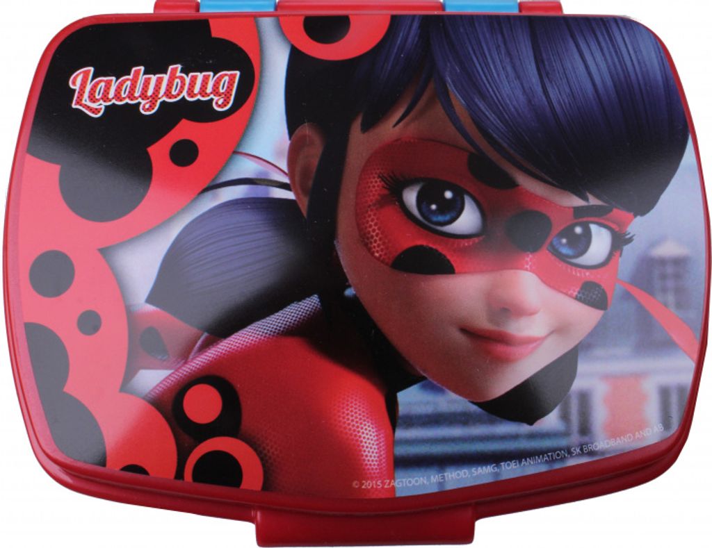 Miraculous Ladybug Trinkflasche 400ml - Offiziell Lizenziert, Rot-blau, Perfekt Als Geschenk