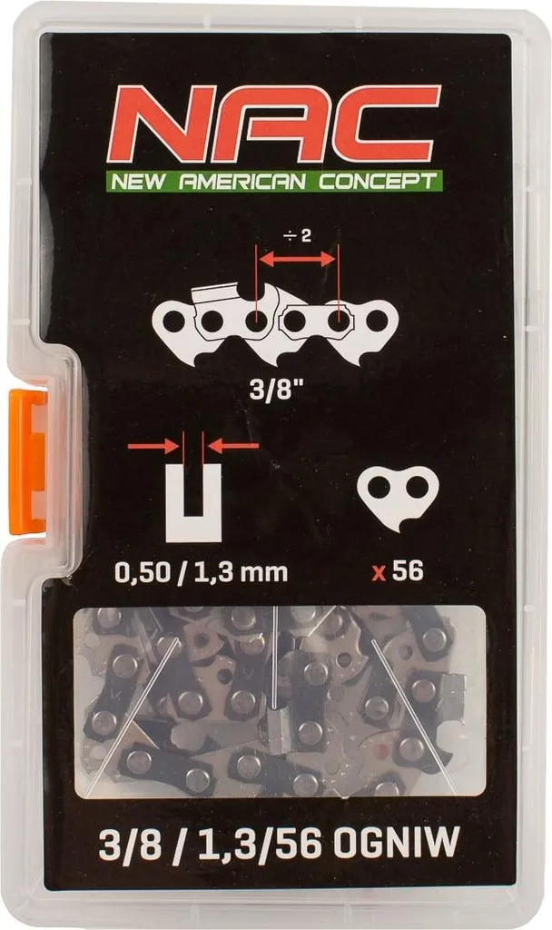 Catena Professionale NAC per Motosega CE24-40 | 56 Maglie 3/8"