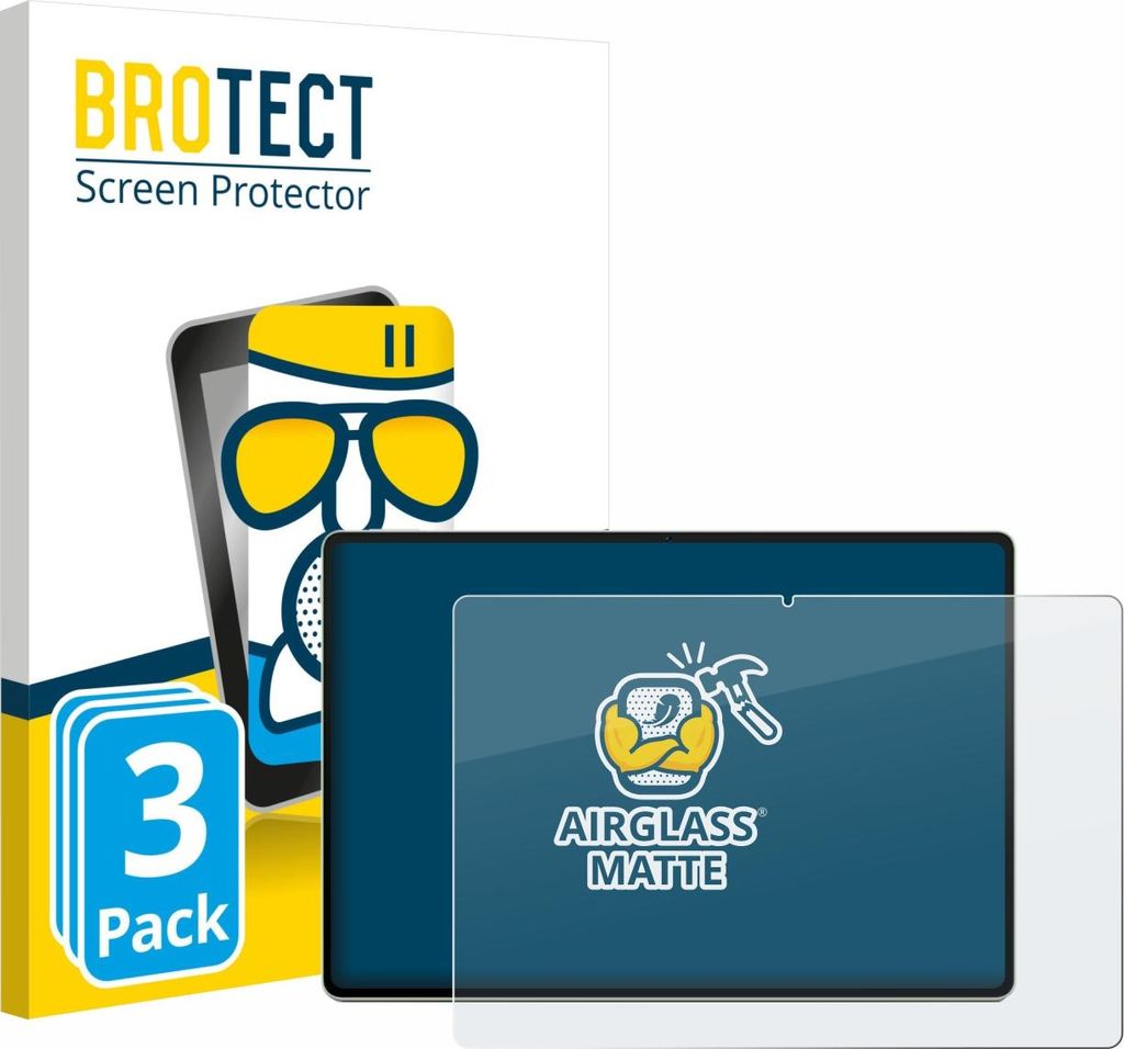 3x BROTECT Entspiegelungs Schutzglas für Huawei MatePad 12 X 2025 Schutzfolie Panzer Folie Glas Display Schutz matt