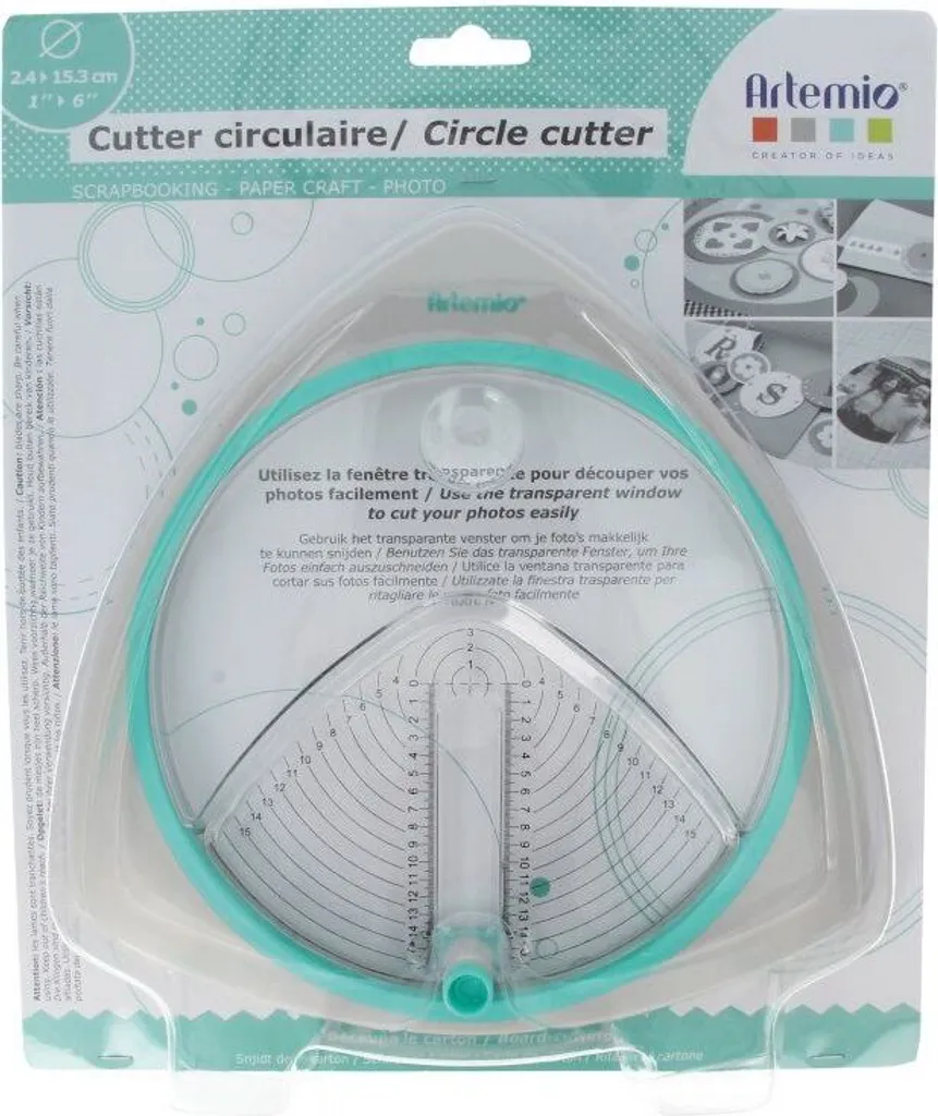 Coupeuse de cercle rotative Ø 2,4 à 15,3 cm avec lame acier robuste