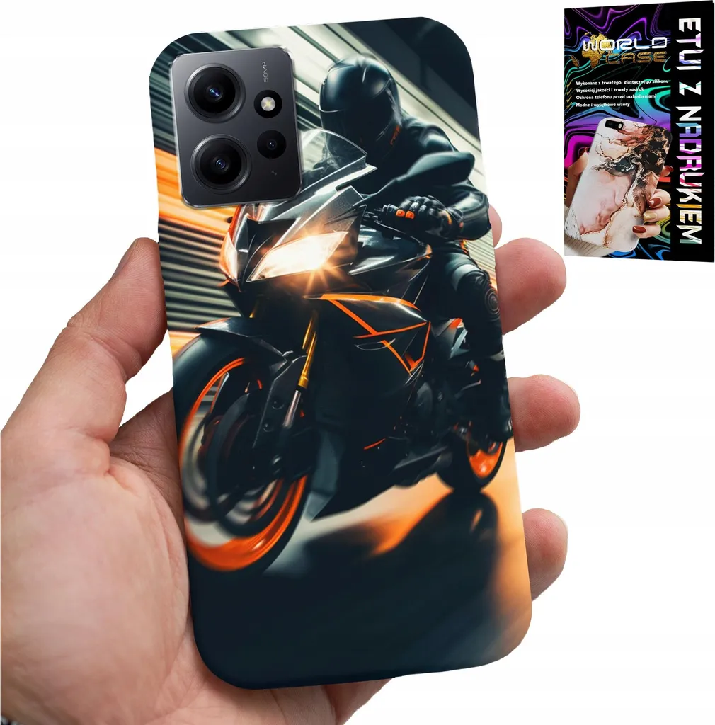 Cover Xiaomi Note 12 4G Motore/Ventola - Vetro 9H Design Racing