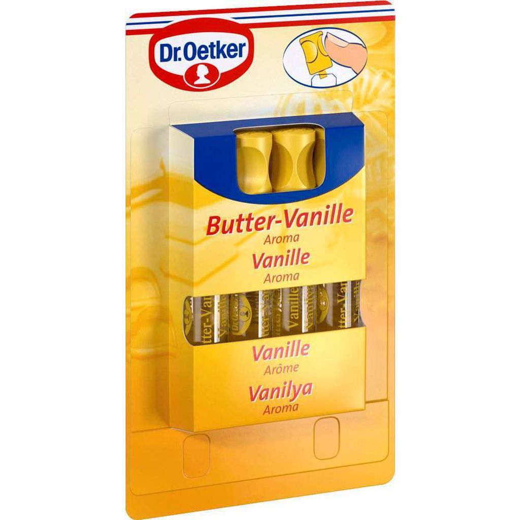 Dr. Oetker 146110700, Butter, Vanille, Flasche, 4 Stück(e), Produktbild 