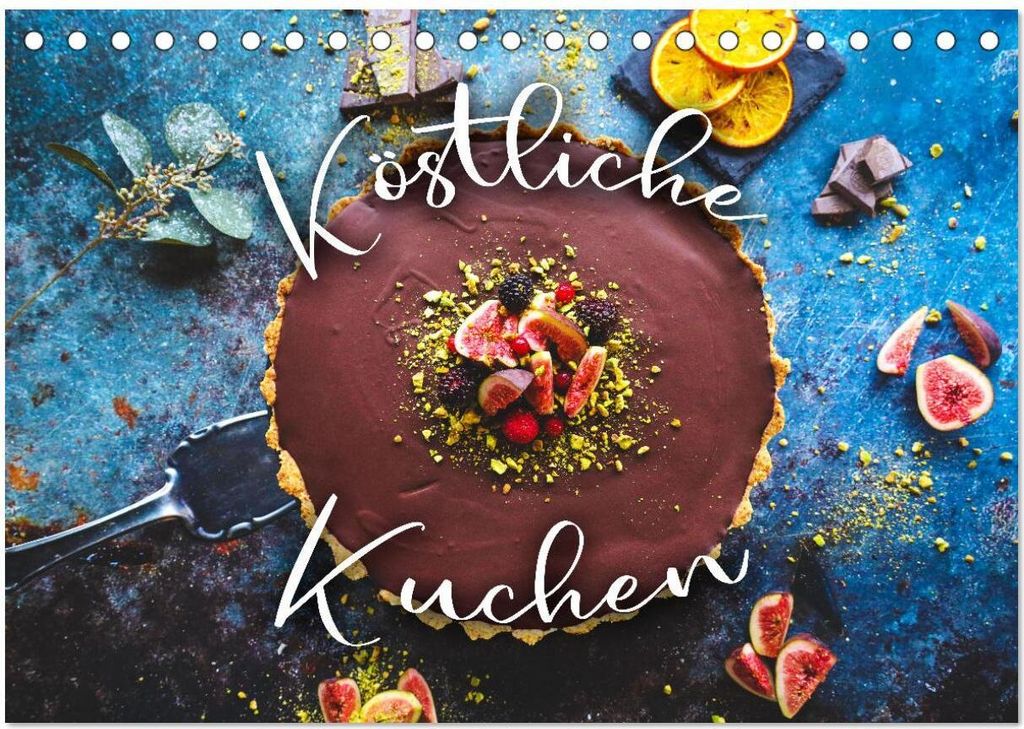 Köstliche Kuchen (Tischkalender 2026 DIN A5 quer), CALVENDO Monatskalender