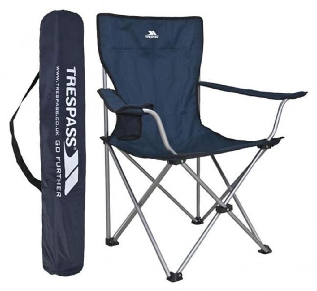 Trespass Settle Chair Nero Nero Taglia Unica Immagine del prodotto 