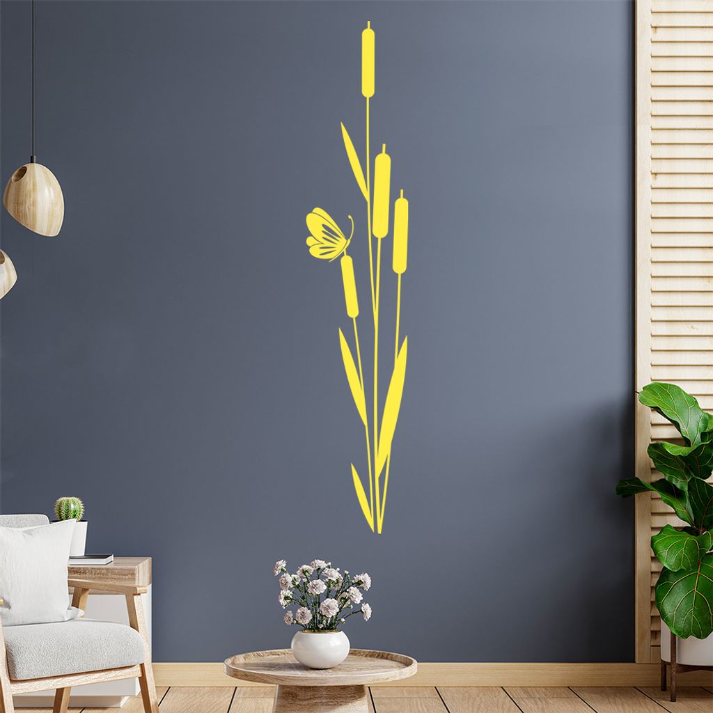 Blumen Tribal Wandtattoo in 6 Größen - Wandaufkleber Wall Sticker - Dekoration, Küche, Wohnzimmer, Schlafzimmer, Badezimmer
