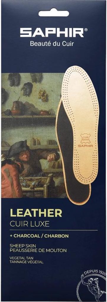 Saphir Leder auf Carbon Einlegesohlen - Größe 41