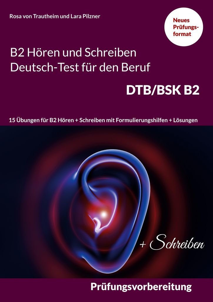 B2 Hören und Schreiben Deutsch-Test für den Beruf DTB/BSK Produktbild 