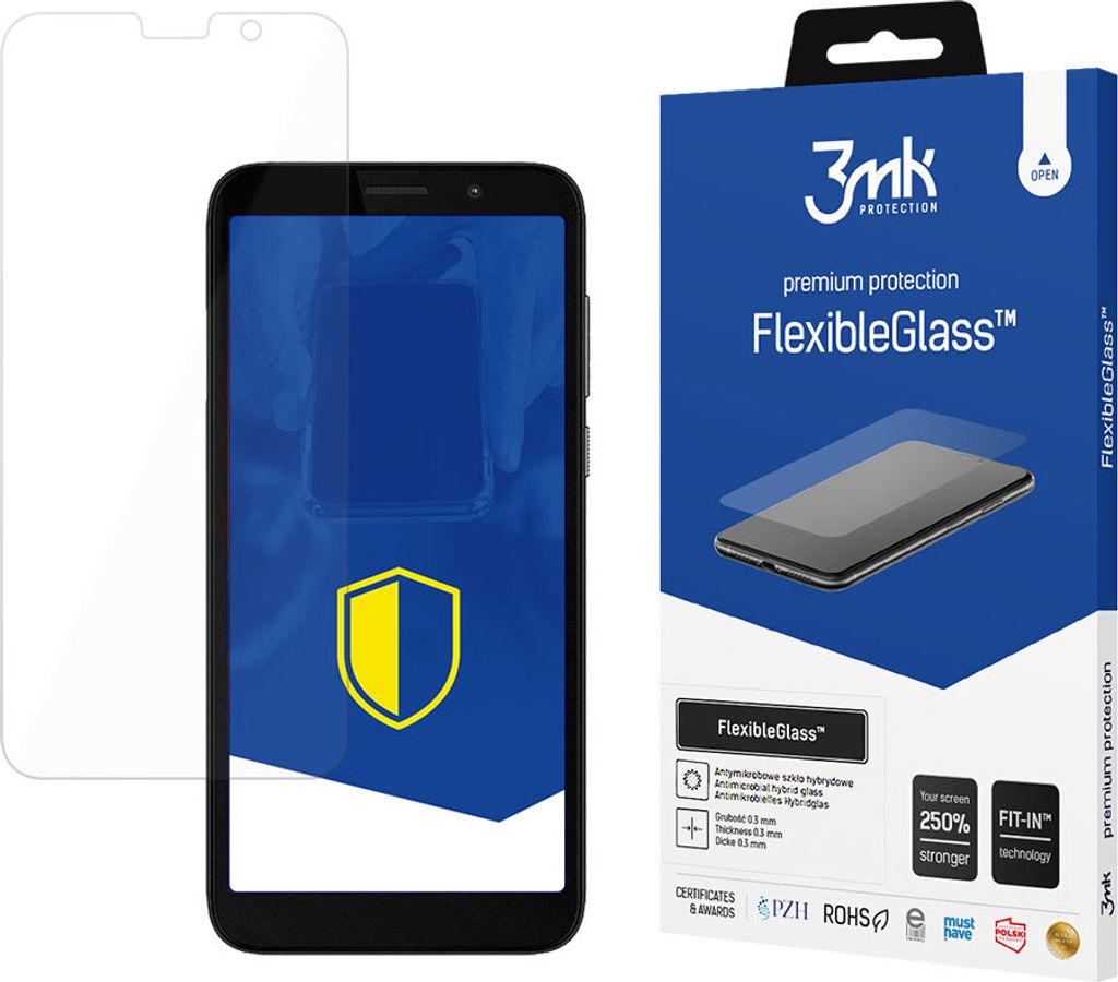 3mk Display Hybridglas FlexibleGlass für Motorola Moto E6 Play 0,3mm 7H