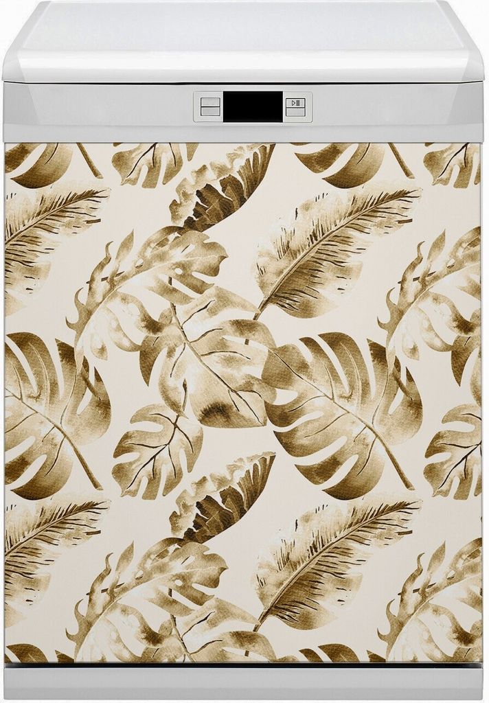 Geschirrspüle Magnet für Spülmaschine Magnetmatte Küche Magnete Dekorative 60x80 cm - Hinterlässt Palmen